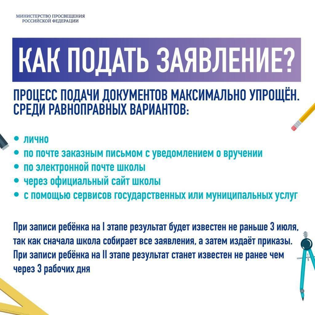 Как подать заявление Как подать заявление