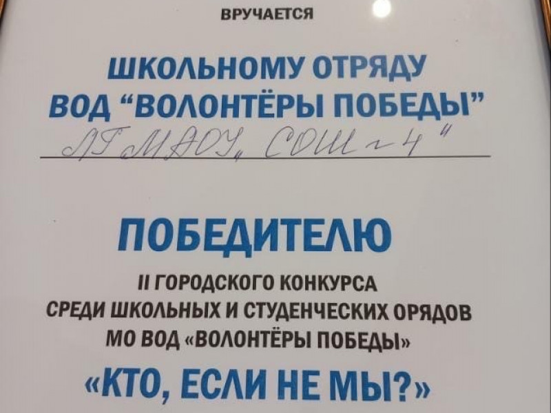 Волонтеры Победы.